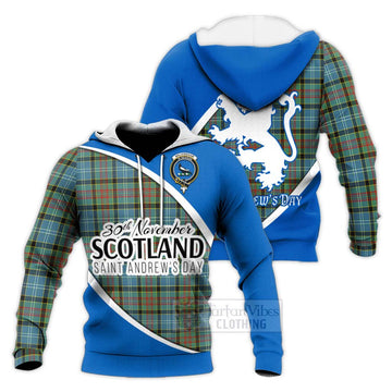 Walkinshaw Family Crest Tartan Knitted Hoodie Celebrate Saint Andrew's Day in Style Unisex Knitted Pullover Hoodie - Tartan Vibes Clothing