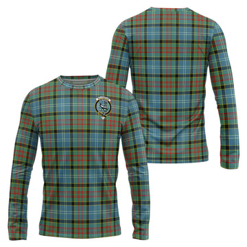Walkinshaw Tartan Long Sleeve T-Shirt with Family Crest