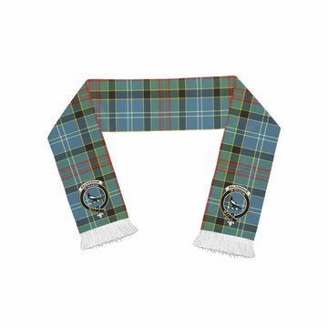 Tartan Vibes Clothing Walkinshaw Tartan Ruffneck Scarf with Family Crest