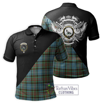 Walkinshaw Tartan Polo Shirt with Family Crest and Military Logo Style Kid - Tartan Vibes Clothing