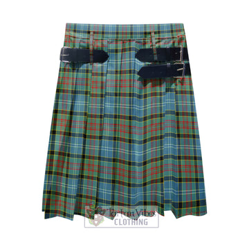 Walkinshaw Tartan Men's Pleated Skirt - Fashion Casual Retro Scottish Kilt Style