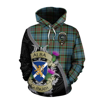 Walkinshaw Tartan Family Crest Cotton Hoodie Lion Rampant Royal Thistle Shield Celtic Inspired Pullover Hoodie XS - Tartan Vibes Clothing