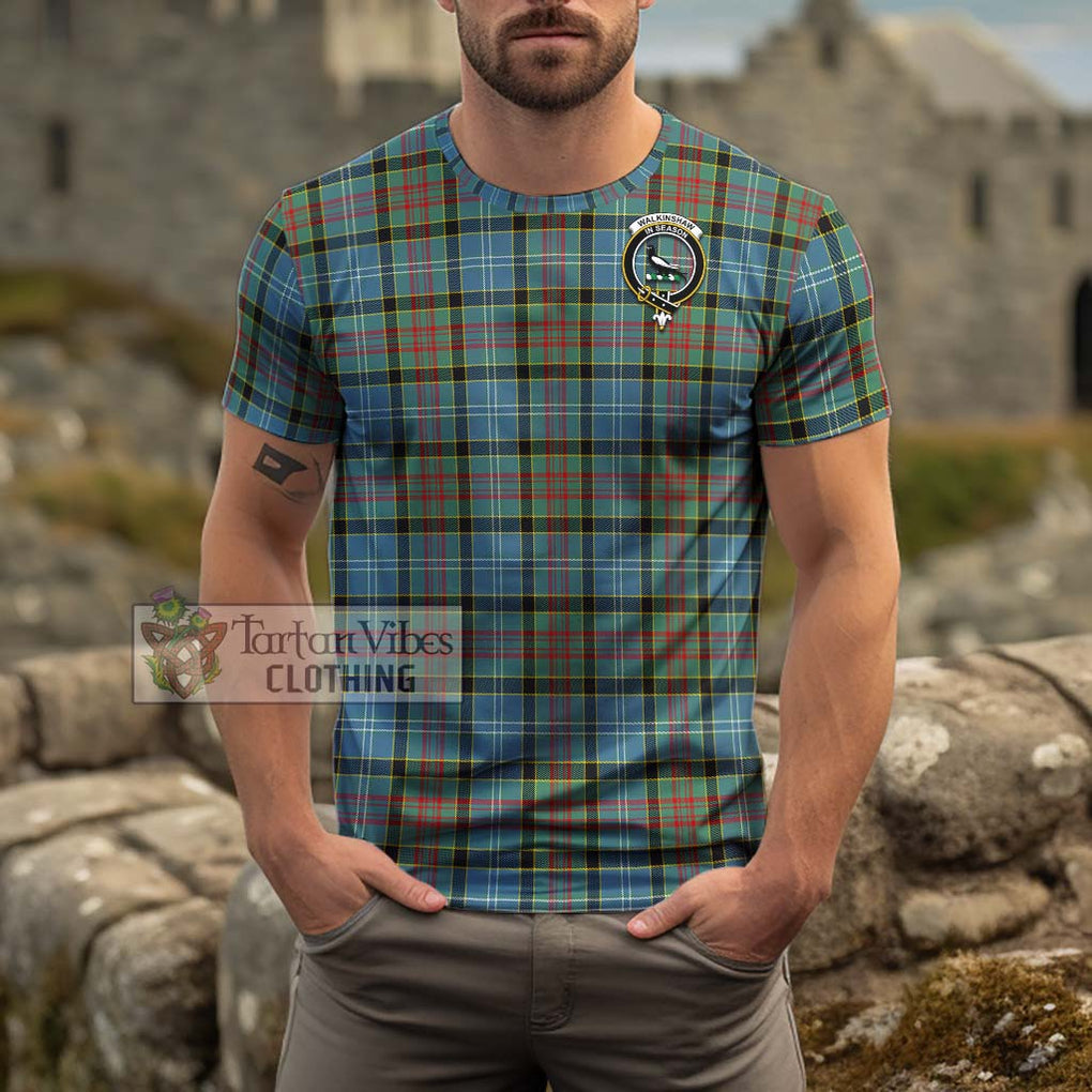 Walkinshaw Tartan Cotton T-Shirt with Family Crest Kid's Shirt - Tartan Vibes Clothing