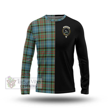 Walkinshaw Tartan Long Sleeve T-Shirt with Family Crest and Half Of Me Style Unisex - Tartan Vibes Clothing