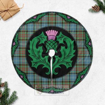 Walkinshaw Tartan Christmas Tree Skirt Scottish Thistle Style Casual Tree Skirts - Tartan Vibes Clothing