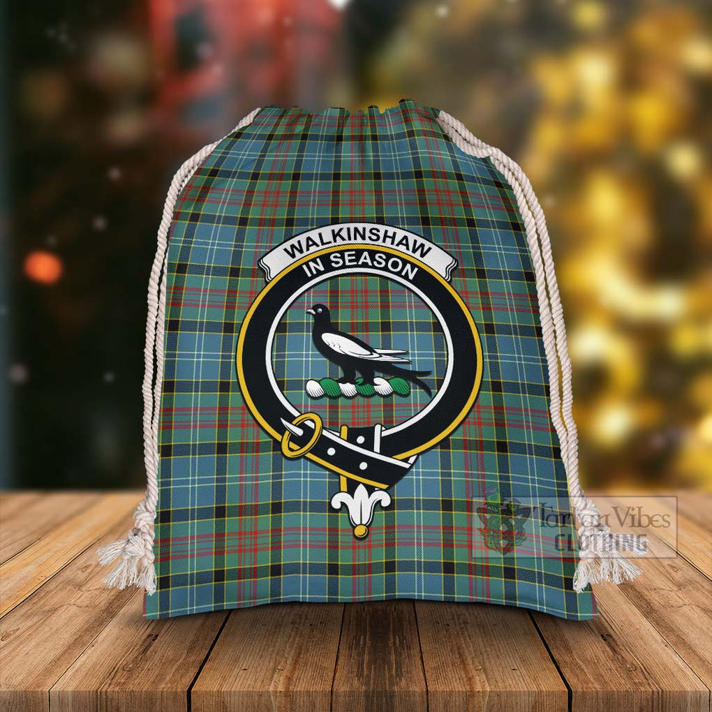 Walkinshaw Tartan Christmas Santa's Bag with Family Crest - Tartan Vibes Clothing