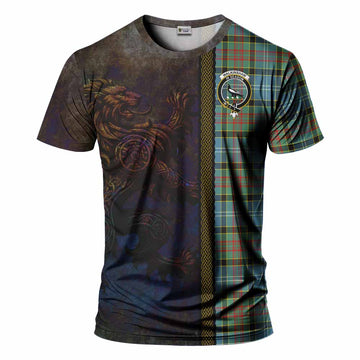 Walkinshaw Tartan Family Crest T-Shirt Alba Gu Brath Be Brave Lion Ancient Style Kid's Shirt - Tartan Vibes Clothing