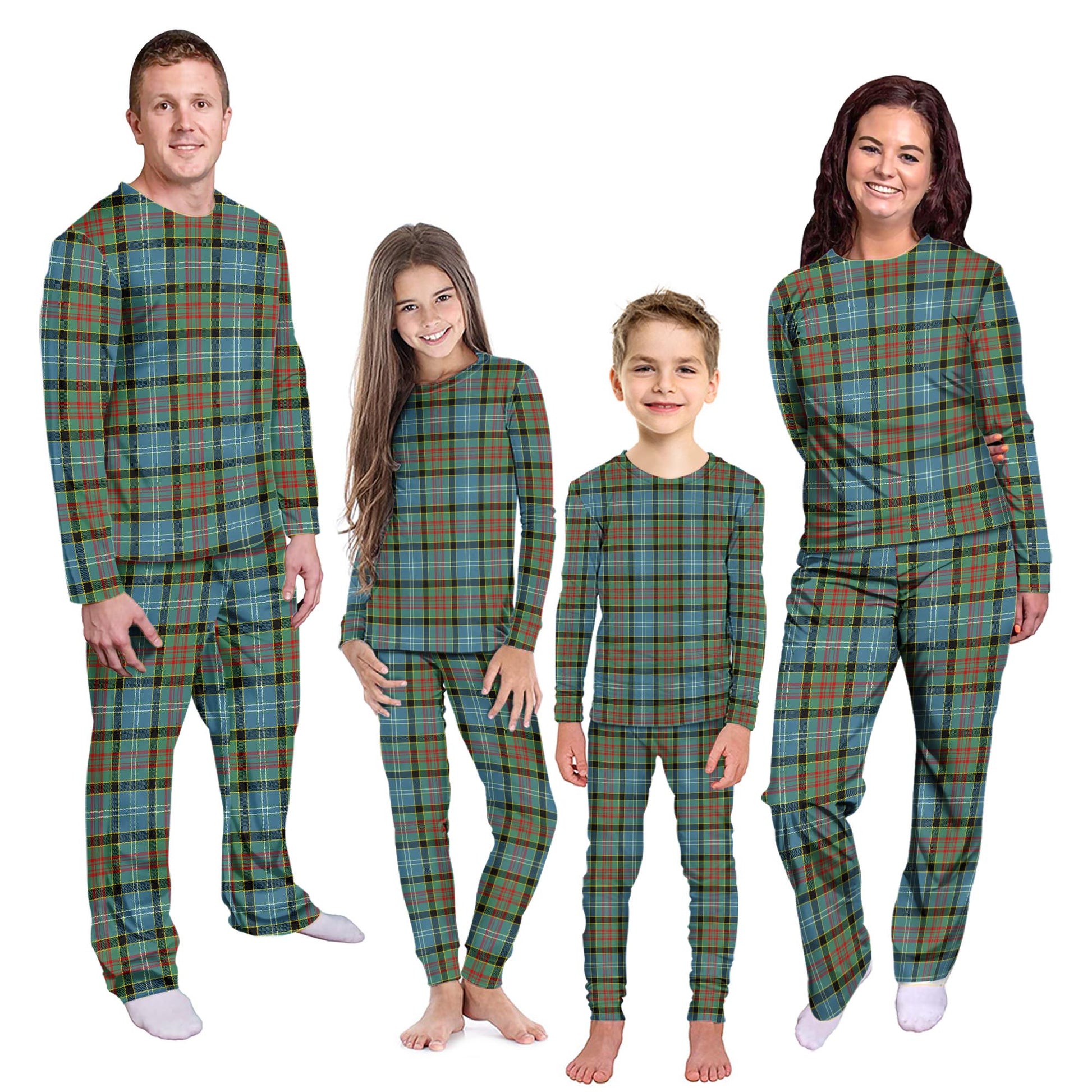 Walkinshaw Tartan Pajamas Family Set Kid - Tartan Vibes Clothing