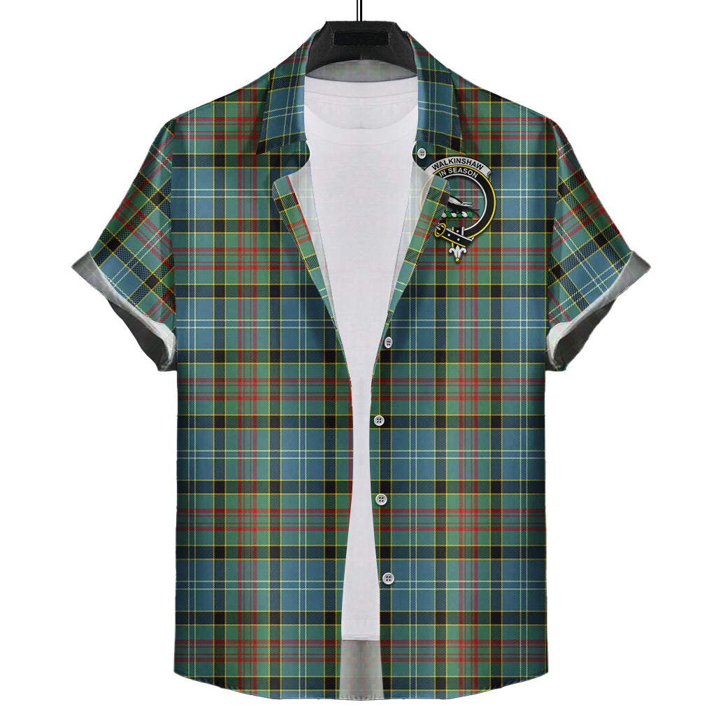 walkinshaw-tartan-short-sleeve-button-down-shirt-with-family-crest