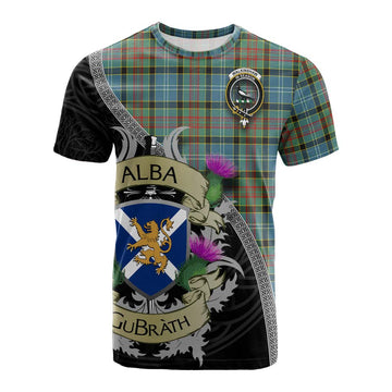 Walkinshaw Tartan Family Crest Cotton T-shirt Lion Rampant Royal Thistle Shield Celtic Inspired Kid's Shirt - Tartan Vibes Clothing