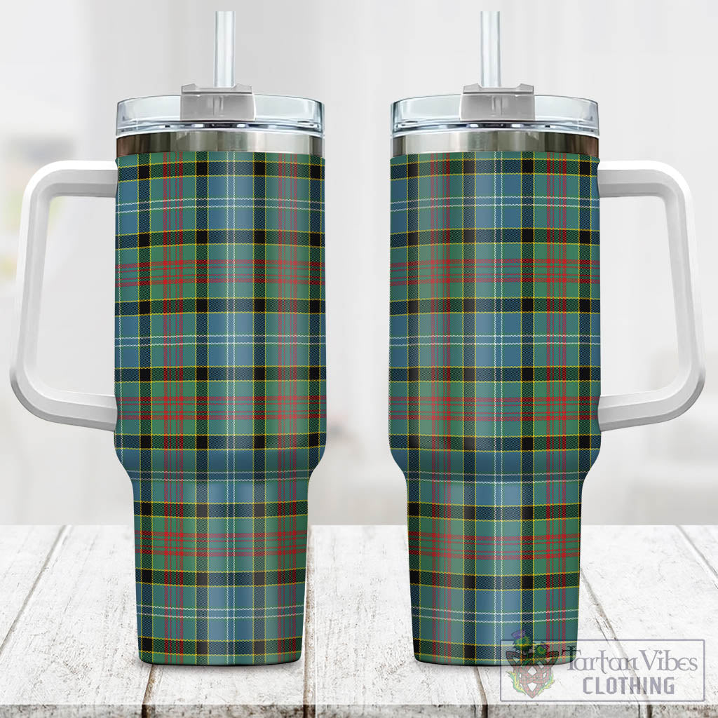 Walkinshaw Tartan Tumbler with Handle One Size 40 OZ - Tartan Vibes Clothing