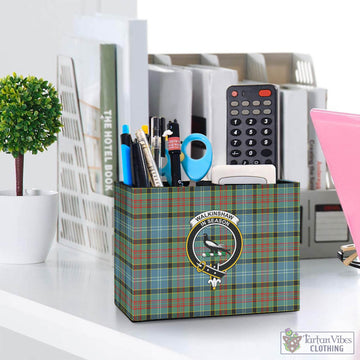 Walkinshaw Tartan Pen Holder with Family Crest One Size 5.9"(L)*2.7"(W)*4.3"(H) - Tartan Vibes Clothing