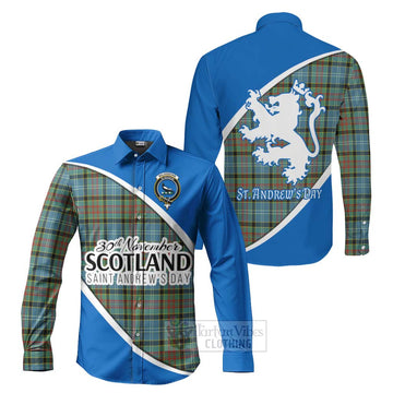 Walkinshaw Family Crest Tartan Long Sleeve Button Shirt Celebrate Saint Andrew's Day in Style Men's Shirt S - Tartan Vibes Clothing