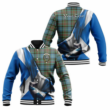 Walkinshaw Tartan Baseball Jacket with Family Crest Scotland Patriotic Style Unisex - Tartan Vibes Clothing