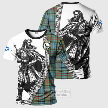 Walkinshaw Tartan Clan Crest T-Shirt with Highlander Warrior Celtic Style Kid's Shirt - Tartan Vibes Clothing