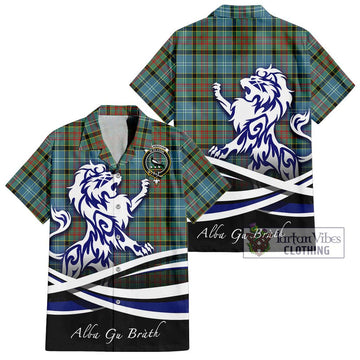 Walkinshaw Tartan Hawaiian Shirt with Alba Gu Brath Regal Lion Emblem Kid - Tartan Vibes Clothing