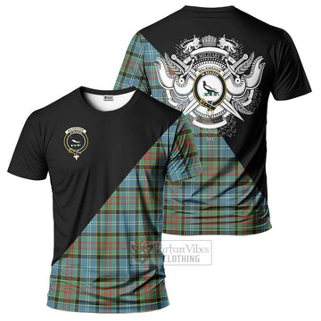Walkinshaw Tartan T-Shirt with Family Crest and Military Logo Style Kid's Shirt - Tartan Vibes Clothing