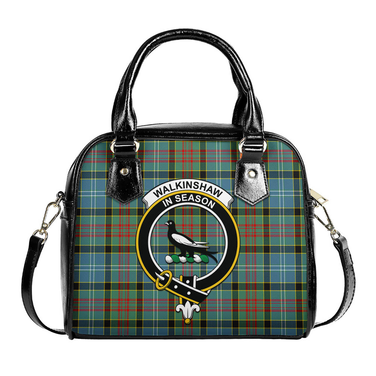 McGregor Ancient Tartan Crest Leather Handbag