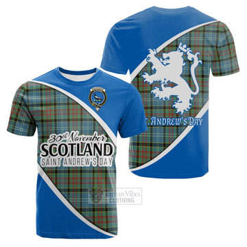 Walkinshaw Family Crest Tartan Cotton T-shirt Celebrate Saint Andrew's Day in Style Kid's Shirt - Tartan Vibes Clothing