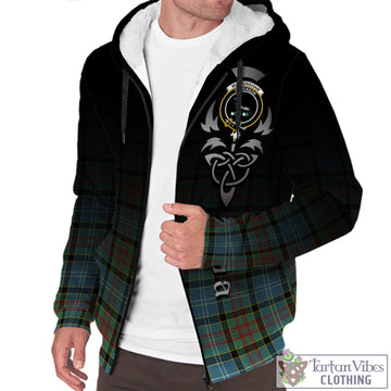 Walkinshaw Tartan Sherpa Hoodie Featuring Alba Gu Brath Family Crest Celtic Inspired Unisex - Tartan Vibes Clothing