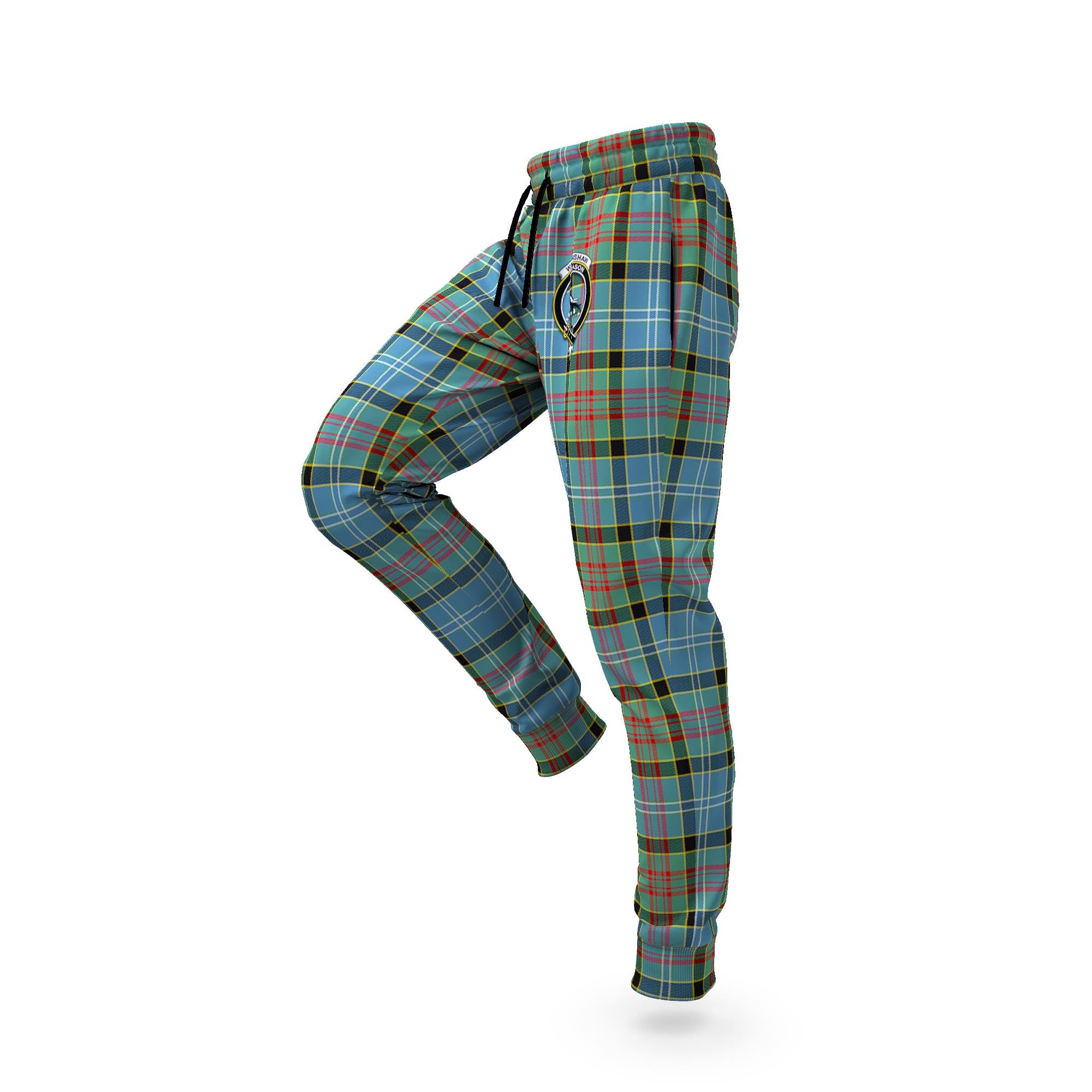 Duncan Modern Tartan Crest Jogger Sweatpants - Alba Celtic Style main image 0