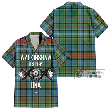 Walkinshaw Tartan Hawaiian Shirt with Family Crest DNA In Me Style Kid - Tartan Vibes Clothing
