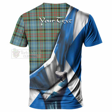 Tartan Vibes Clothing Walkinshaw Tartan T-Shirt with Family Crest Scotland Patriotic Style