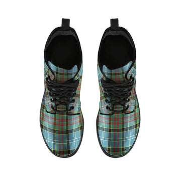 Walkinshaw Tartan Leather Boots