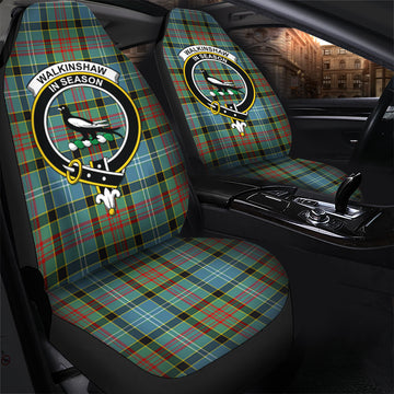 Walkinshaw Tartan Car Seat Cover with Family Crest - Tartan Vibes Clothing