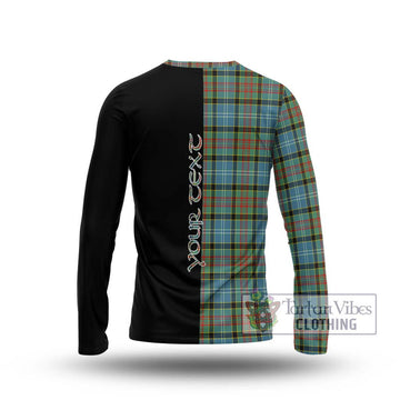 Walkinshaw Tartan Long Sleeve T-Shirt with Family Crest and Half Of Me Style - Tartan Vibes Clothing