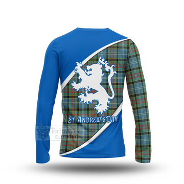 Walkinshaw Family Crest Tartan Long Sleeve T-Shirt Celebrate Saint Andrew's Day in Style - Tartan Vibes Clothing