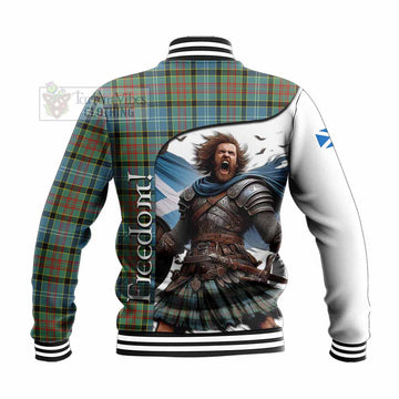 Tartan Vibes Clothing Walkinshaw Crest Tartan Baseball Jacket Inspired by the Freedom of Scottish Warrior