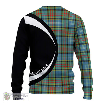 Walkinshaw Tartan Ugly Sweater with Family Crest Circle Style - Tartan Vibes Clothing