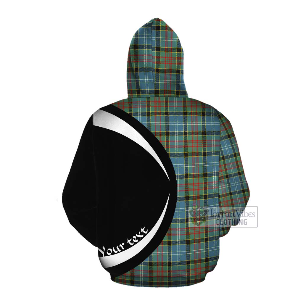 Walkinshaw Tartan Cotton Hoodie with Family Crest Circle Style Pullover Hoodie - Tartan Vibes Clothing