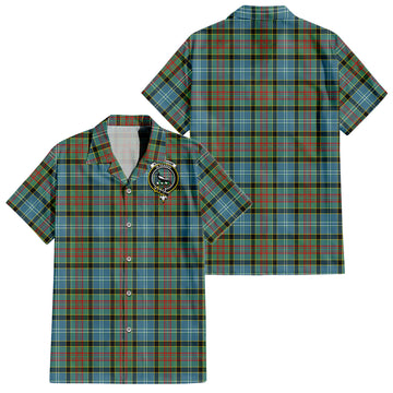 Walkinshaw Tartan Hawaiian Shirt with Family Crest - Tartan Vibes Clothing