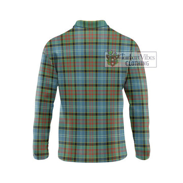 Walkinshaw Tartan Long Sleeve Polo Shirt with Family Crest DNA In Me Style - Tartan Vibes Clothing