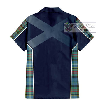 Walkinshaw Tartan Hawaiian Shirt with Family Crest and Lion Rampant Vibes Sport Style - Tartan Vibes Clothing