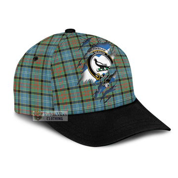 Walkinshaw Tartan Classic Cap with Family Crest In Me Style