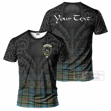 Walkinshaw Tartan T-Shirt with Family Crest Celtic Thistle Vibes - Tartan Vibes Clothing