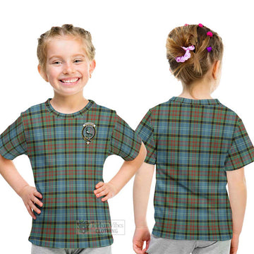 Walkinshaw Tartan Kid T-Shirt with Family Crest - Tartan Vibes Clothing