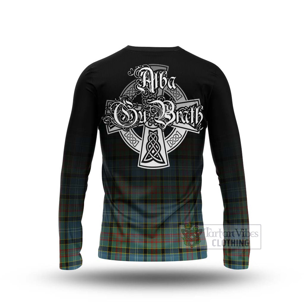 Walkinshaw Tartan Long Sleeve T-Shirt Featuring Alba Gu Brath Family Crest Celtic Inspired - Tartan Vibes Clothing