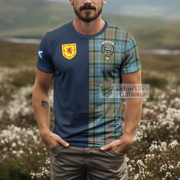Walkinshaw Tartan T-Shirt Alba with Scottish Lion Royal Arm Half Style - Tartan Vibes Clothing