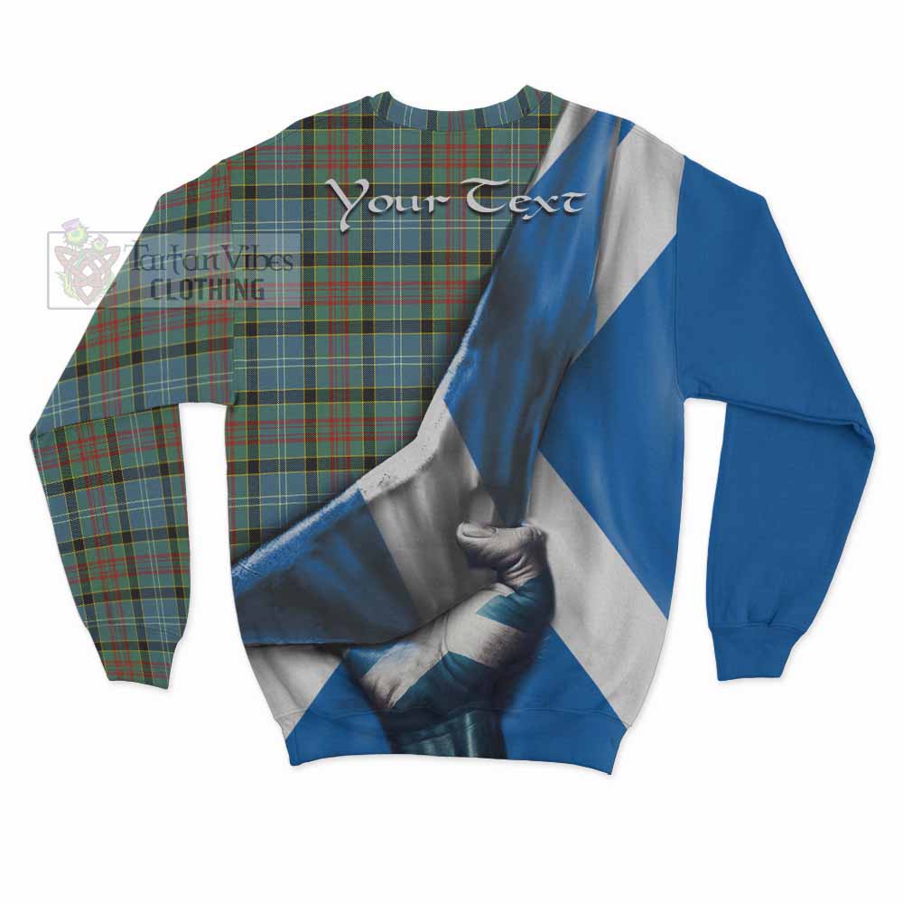 Walkinshaw Tartan Sweatshirt with Family Crest Scotland Patriotic Style - Tartan Vibes Clothing