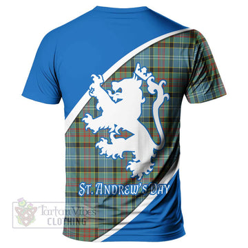 Walkinshaw Family Crest Tartan T-Shirt Celebrate Saint Andrew's Day in Style - Tartan Vibes Clothing
