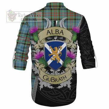 Walkinshaw Tartan Family Crest Ghillie Kilt Shirt Lion Rampant Royal Thistle Shield Celtic Inspired - Tartan Vibes Clothing