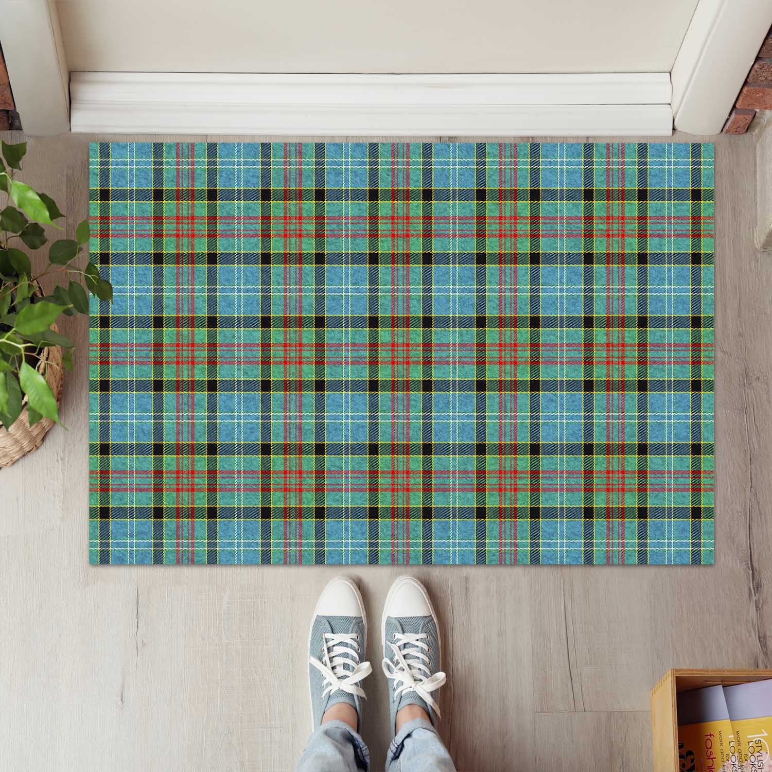 Walkinshaw Tartan Rubber Doormat - Tartan Vibes Clothing