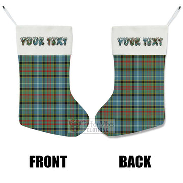 Walkinshaw Tartan Christmas Stocking with Personalized Text - Tartan Vibes Clothing