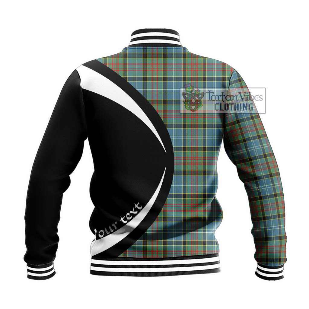 Walkinshaw Tartan Baseball Jacket with Family Crest Circle Style - Tartan Vibes Clothing