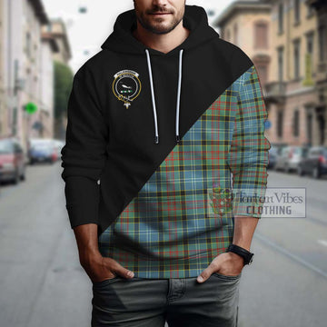 Walkinshaw Tartan Hoodie with Family Crest and Military Logo Style - Tartan Vibes Clothing