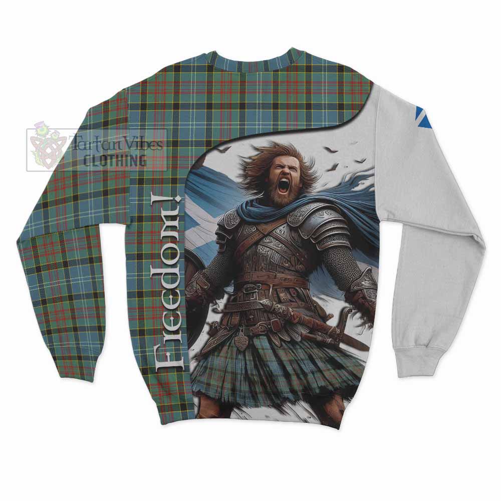Walkinshaw Crest Tartan Sweatshirt Inspired by the Freedom of Scottish Warrior - Tartan Vibes Clothing
